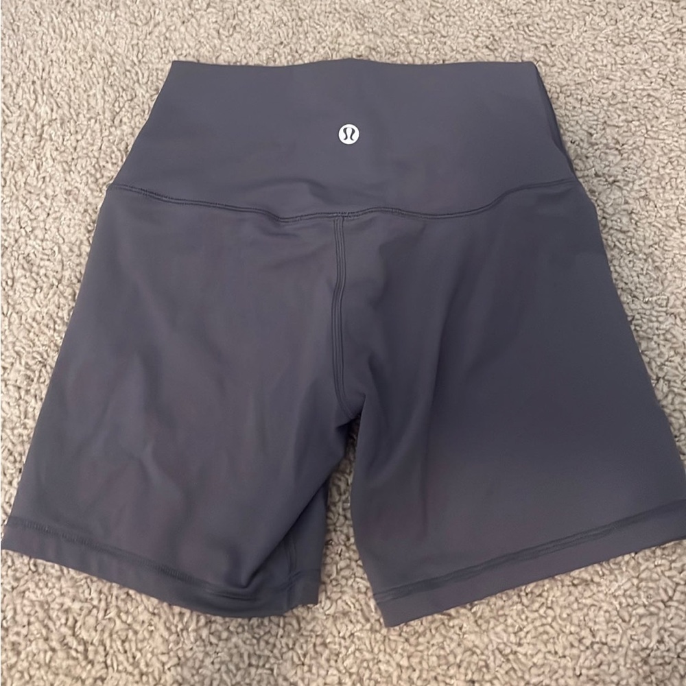 Gray 6” align shorts